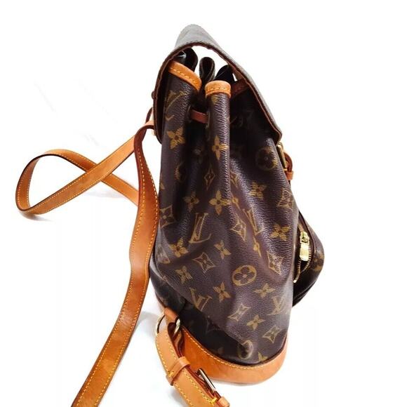Louis Vuitton Montsouris Backpack MM Brown Canvas Vintage  SP0998 - Picture 3 of 15